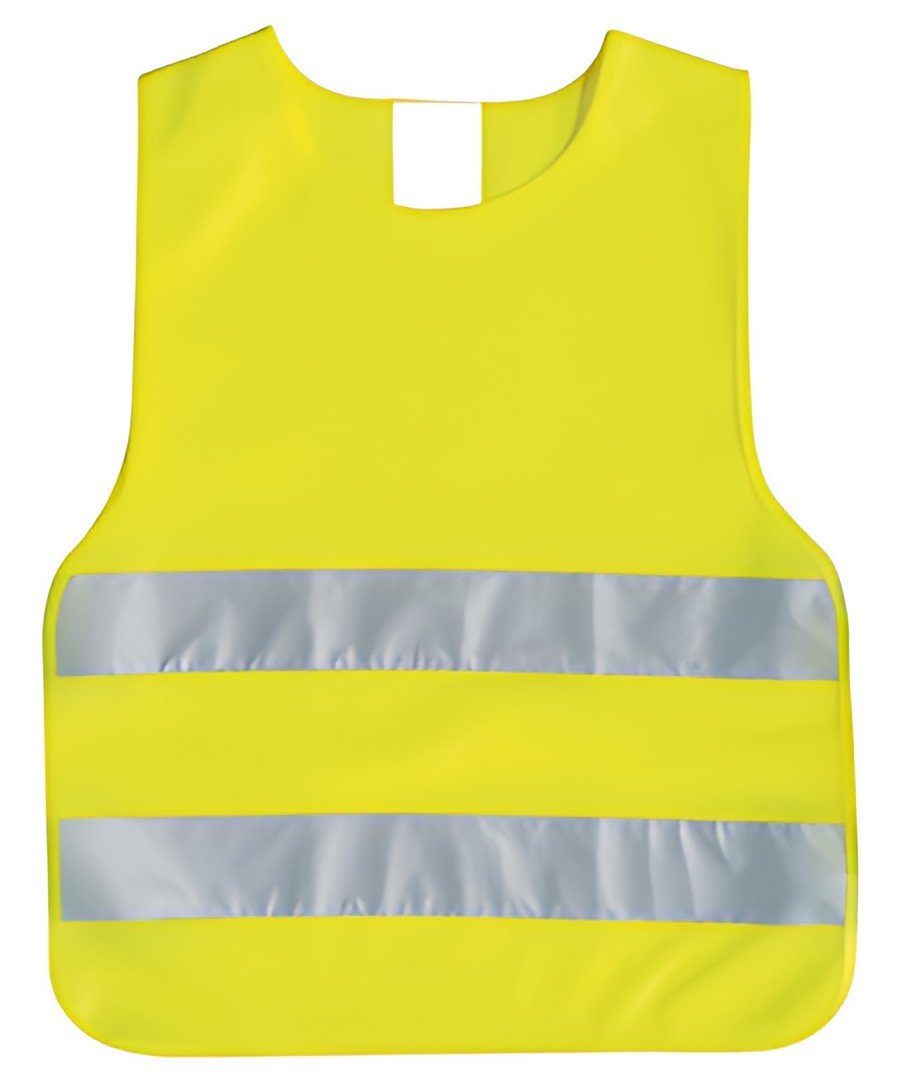 IWH Gilet de sécurité pour enfants, DIN EN 17353, jaune