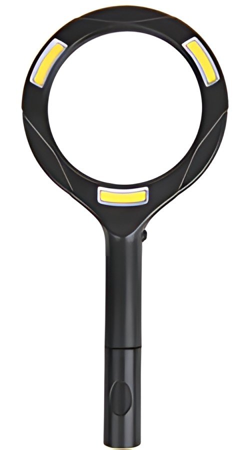 IWH Loupe avec éclairage LED COB, noir