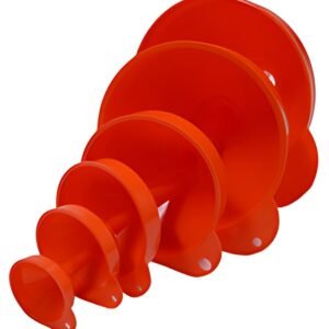 IWH Set d'entonnoir, 6 pièces, orange