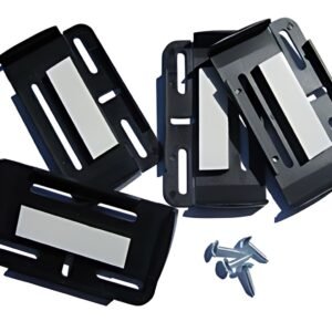 IWH Support pour plaque d'immatriculation Simple-Fix, noir