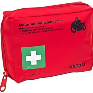 Sac de premiers secours moto KALFF, contenu DIN 13167, rouge