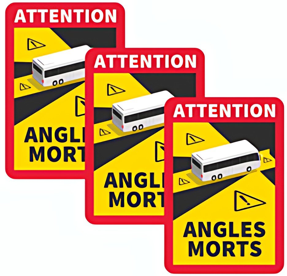 IWH Autocollant Angles morts, 3 pièces