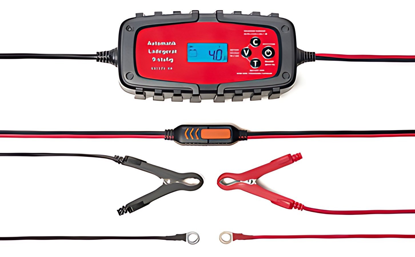 IWH Chargeur de batterie voiture 4A, 6/12V