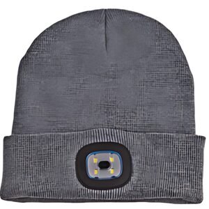 IWH Bonnet avec lampe LED, gris