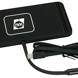 IWH Chargeur sans fil avec fonction charge rapide, 1 USB-C