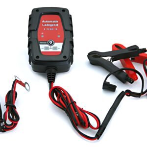 IWH Chargeur de batterie de voiture & de moto, 1 A, 6/12 V
