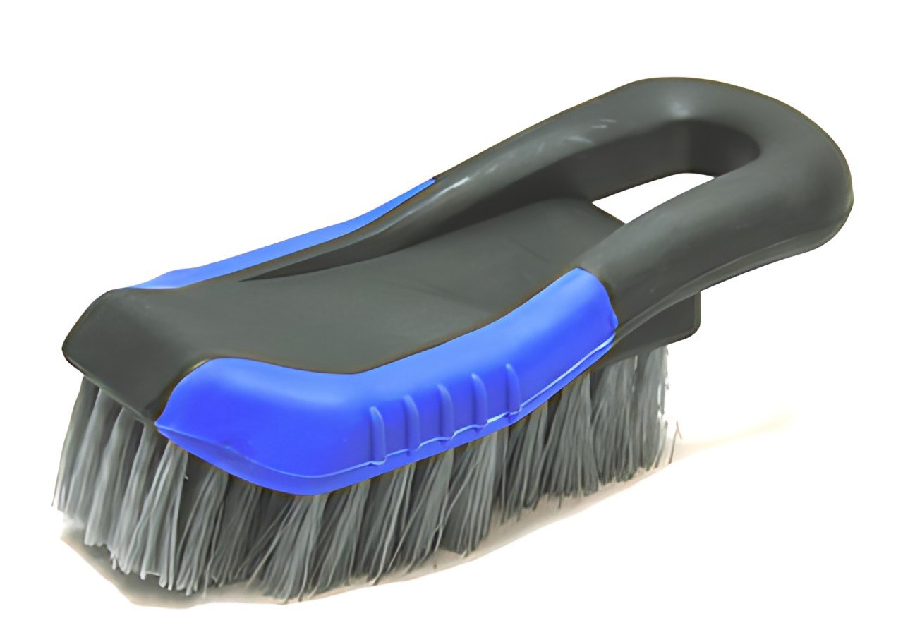 IWH Brosse pour siège, moquette et tapis, bleu/gris