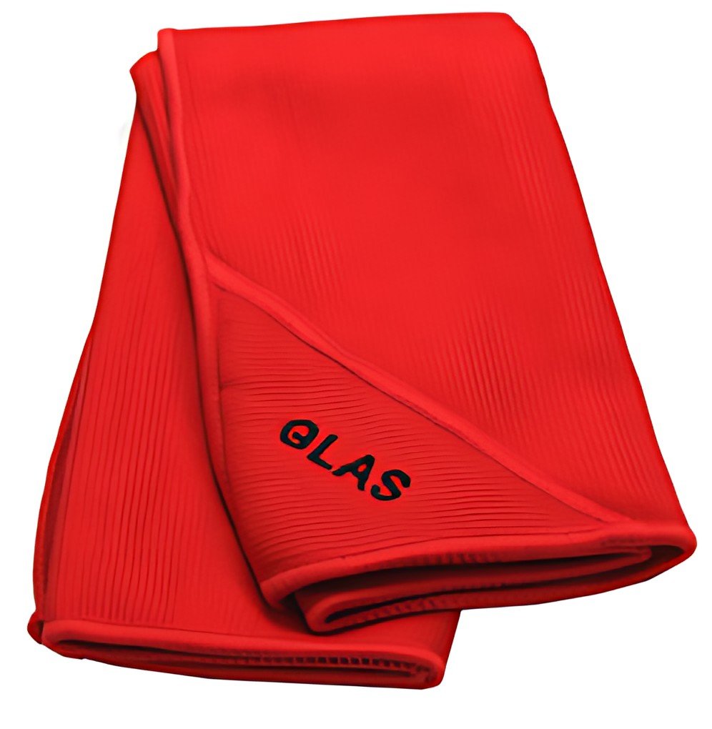 IWH Chiffon microfibres, pour les glaces, rouge
