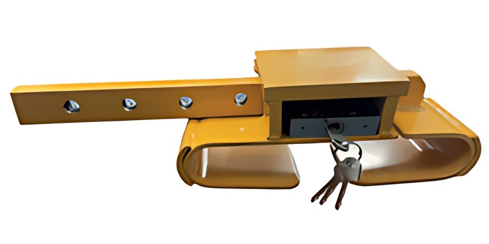 IWH Cadenas pour container, 220-410 mm, jaune