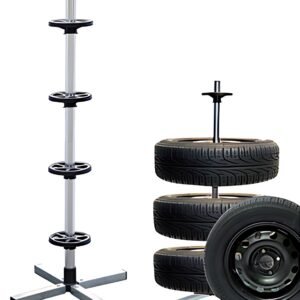IWH Porte-jantes/pneus de voiture, pour 4 pneus de 225 mm