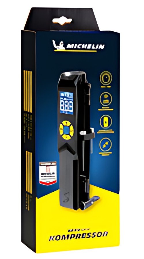 MICHELIN Mini-compresseur sans fil avec manomètre, 10 bars