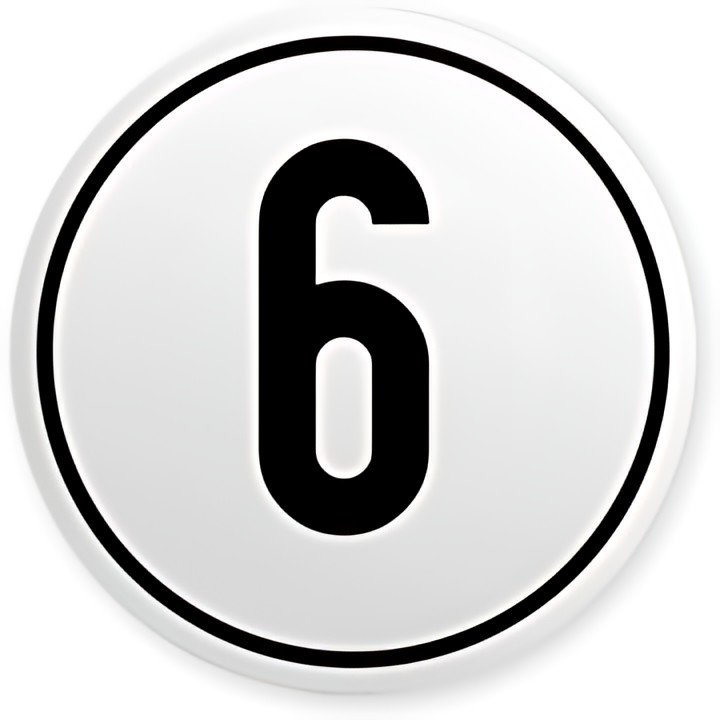 IWH Geschwindigkeitsschild 60 km/h, selbstklebend