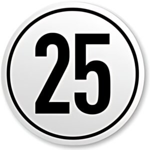 IWH Geschwindigkeitsschild 80 km/h, selbstklebend