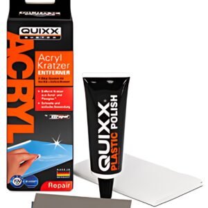 QUIXX Efface-rayures, pour verre acrylique, 4 pièces