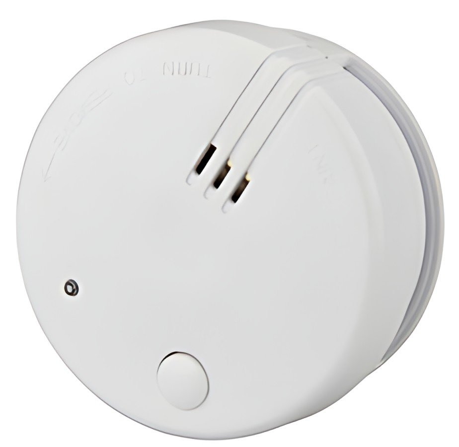 uniTEC Détecteur de fumée CE Mini, signal: env. 85 dB, blanc
