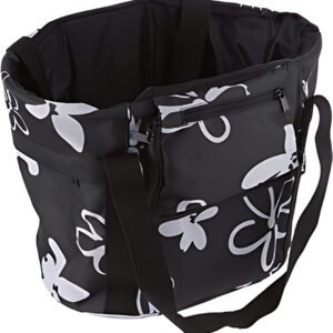 FISCHER Sac de courses pour guidon de vélo, noir / blanc