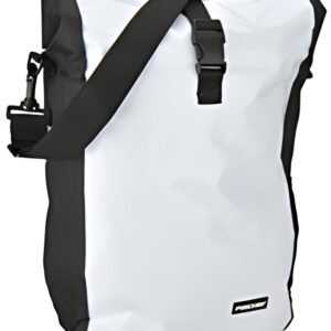 FISCHER Sacoche de vélo Coursier, blanc / noir