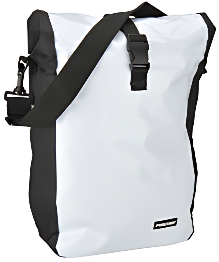 FISCHER Sacoche de vélo Coursier, blanc / noir