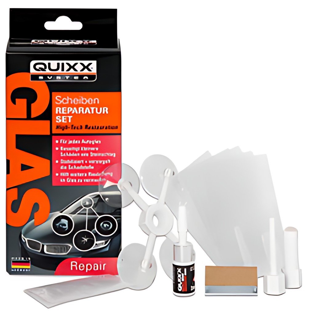 QUIXX Kit de réparation pour vitres, 7 pièces