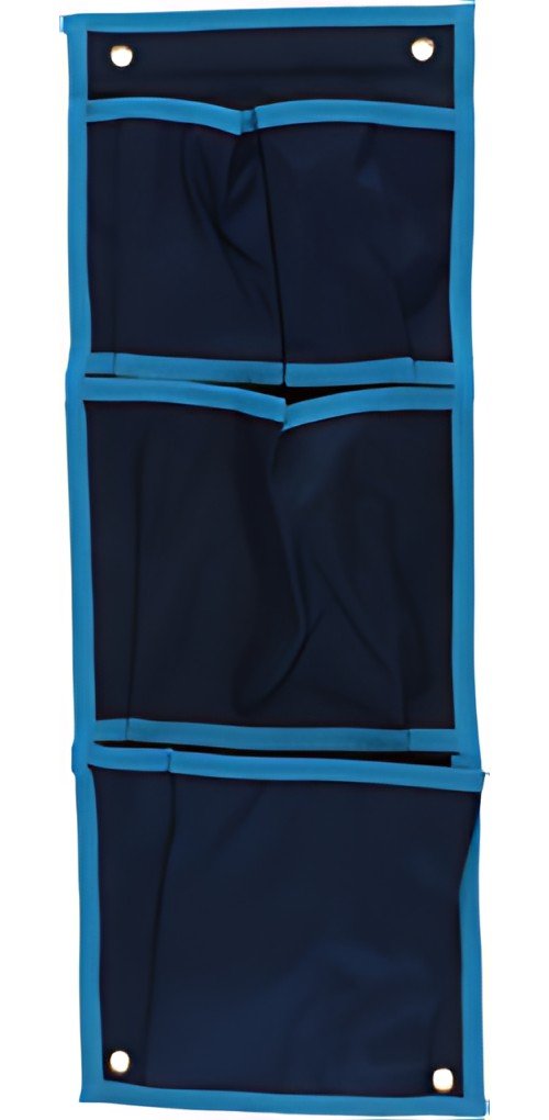 cartrend Organiseur à suspendre, en polyester, 2 poches