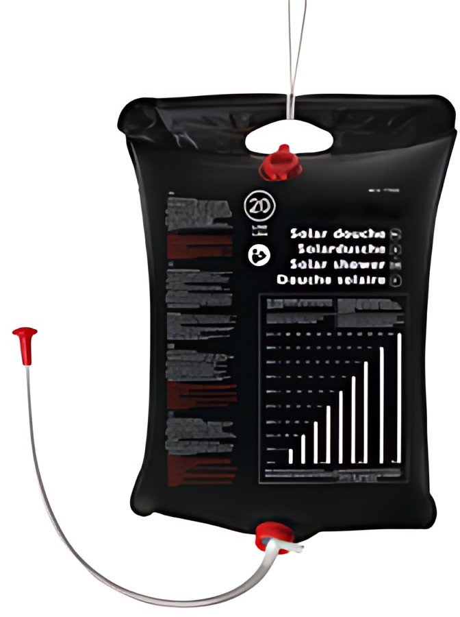 cartrend Douche solaire, réservoir d'eau : 20 litres
