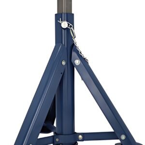 cartrend Chandelle de support, capacité : 2.000 kg, bleu