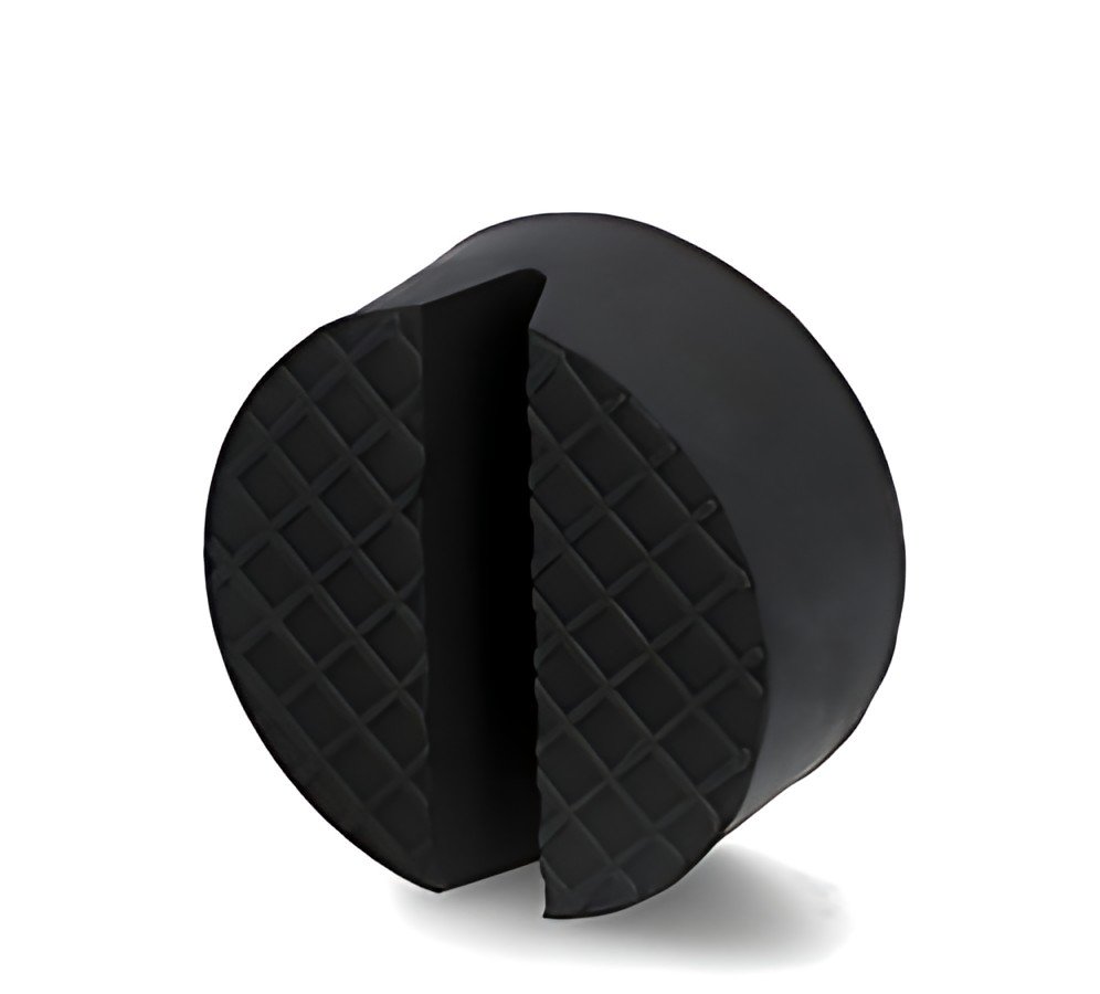 cartrend Coussin en caoutchouc pour cric de levage, noir