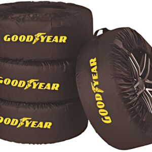 GOODYEAR Jeu de housses de protection pour pneus, 4 pièces