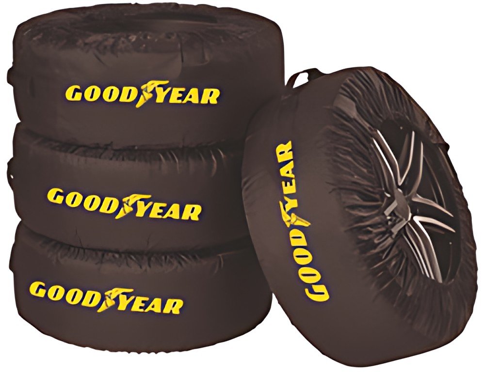 GOODYEAR Jeu de housses de protection pour pneus, 4 pièces