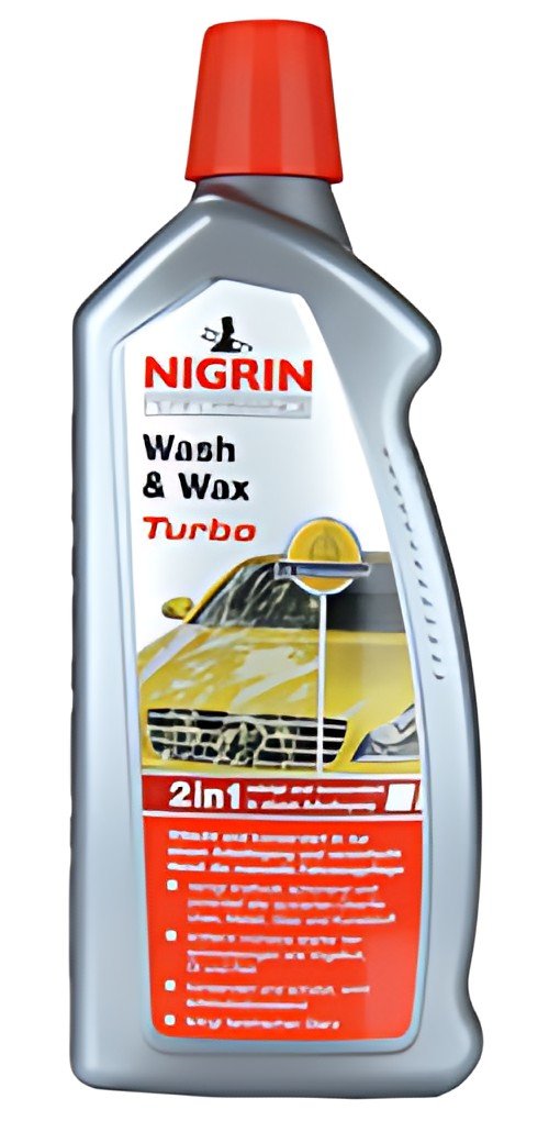 NIGRIN Performance Wash & Wax Turbo Auto-Shampoo, 1 Liter