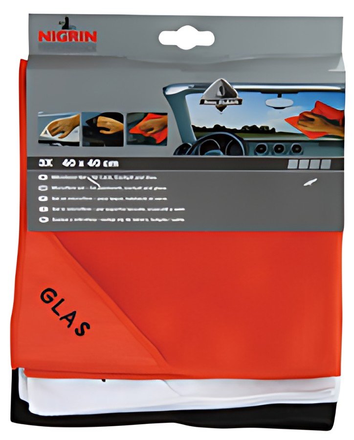 NIGRIN Performance Kit de chiffons microfibre
