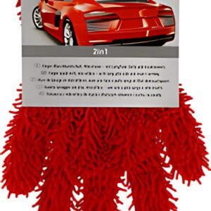 NIGRIN Gant de lavage avec doigts Performance, rouge
