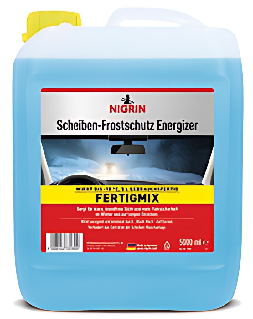 NIGRIN antigel pour vitres de voiture ENERGIZER, mélange prêt, 5 l