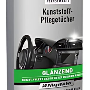 NIGRIN Kunststoff-Pflegetücher glänzend, Spenderbox