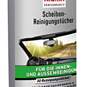 NIGRIN Scheiben-Reinigungstücher, Spenderbox