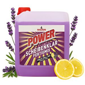 NIGRIN POWER antigel pour vitres de voiture lavande-agrumes, 5 l