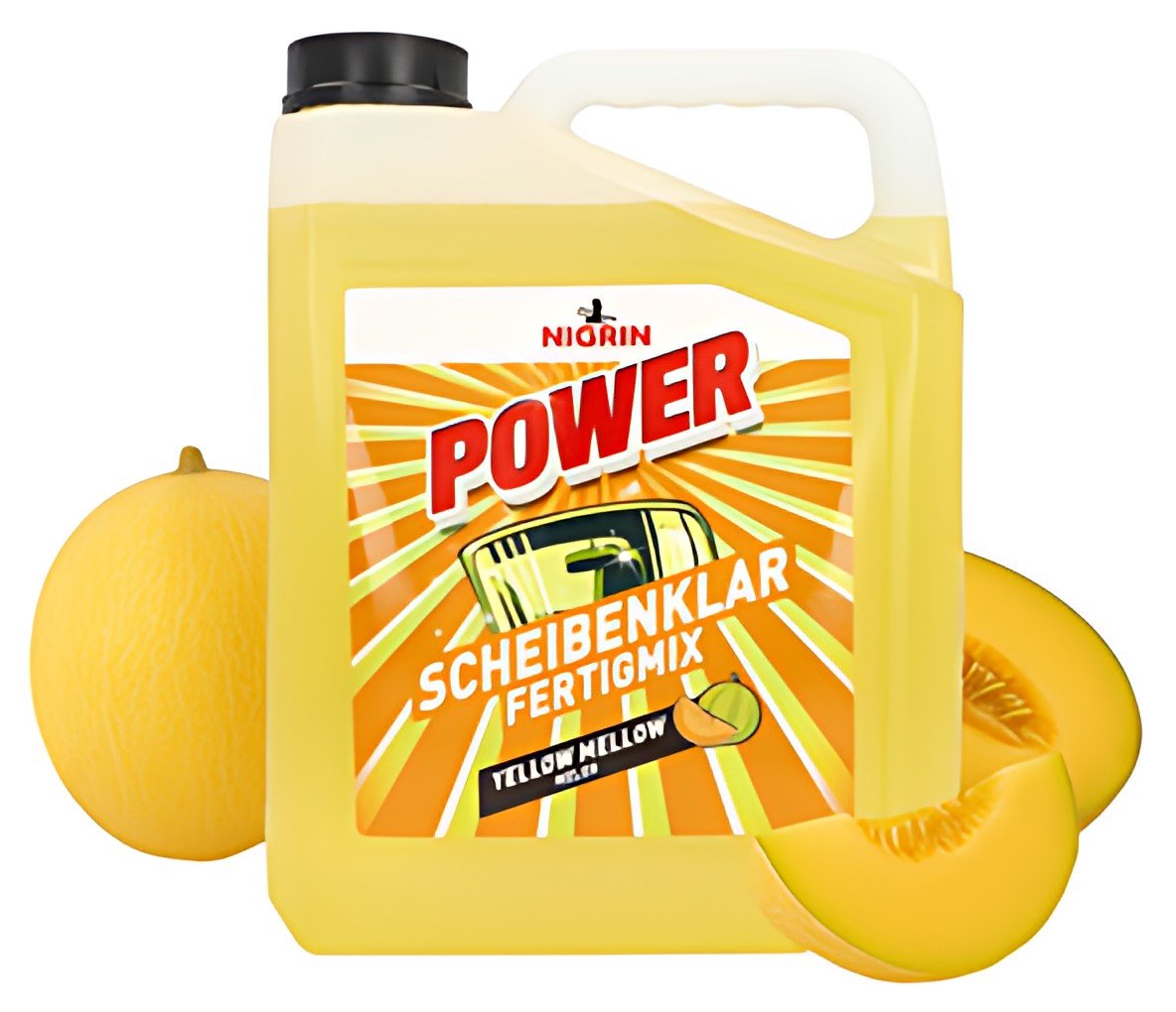 NIGRIN POWER antigel pour vitres de voiture melon, 5 l