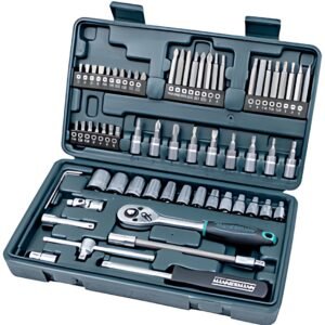 BRÜDER MANNESMANN Jeu d'embouts 1/4", 65 pièces