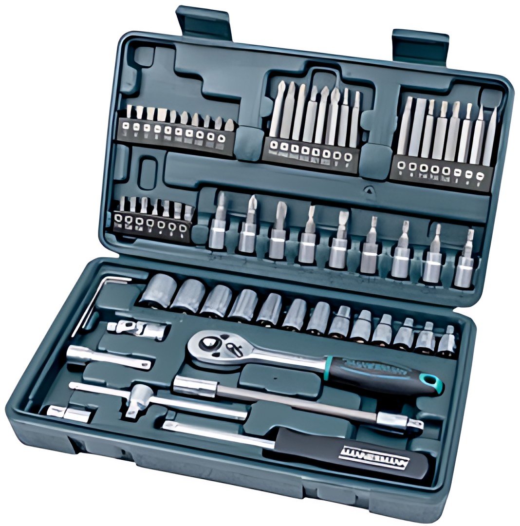 BRÜDER MANNESMANN Jeu d'embouts 1/4", 65 pièces