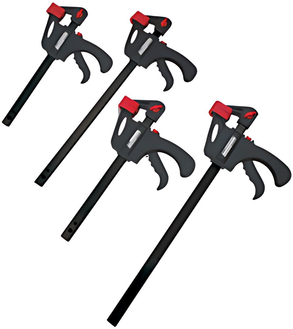 BRÜDER MANNESMANN Serre-joint, 4 pièces
