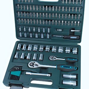 BRÜDER MANNESMANN Jeu clés à douilles 1/2" + 1/4", 115 pcs.