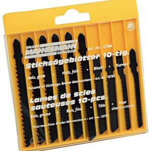 BRÜDER MANNESMANN Kit de lames de scie sauteuse, 10 pièces