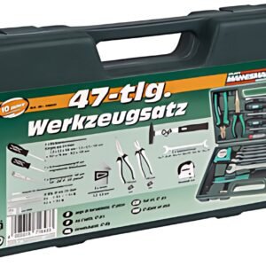 BRÜDER MANNESMANN Jeu d'outils, 47 pièces, dans un coffret