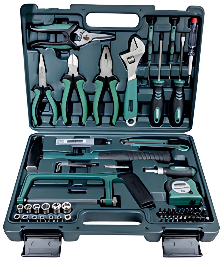 BRÜDER MANNESMANN Jeu d'outils, 74 pièces, dans un coffret