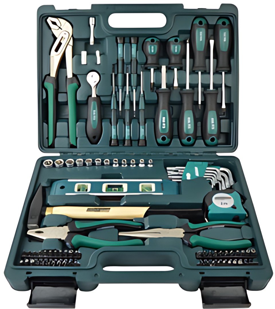 BRÜDER MANNESMANN Boîte à outils, 87 pièces, en coffret