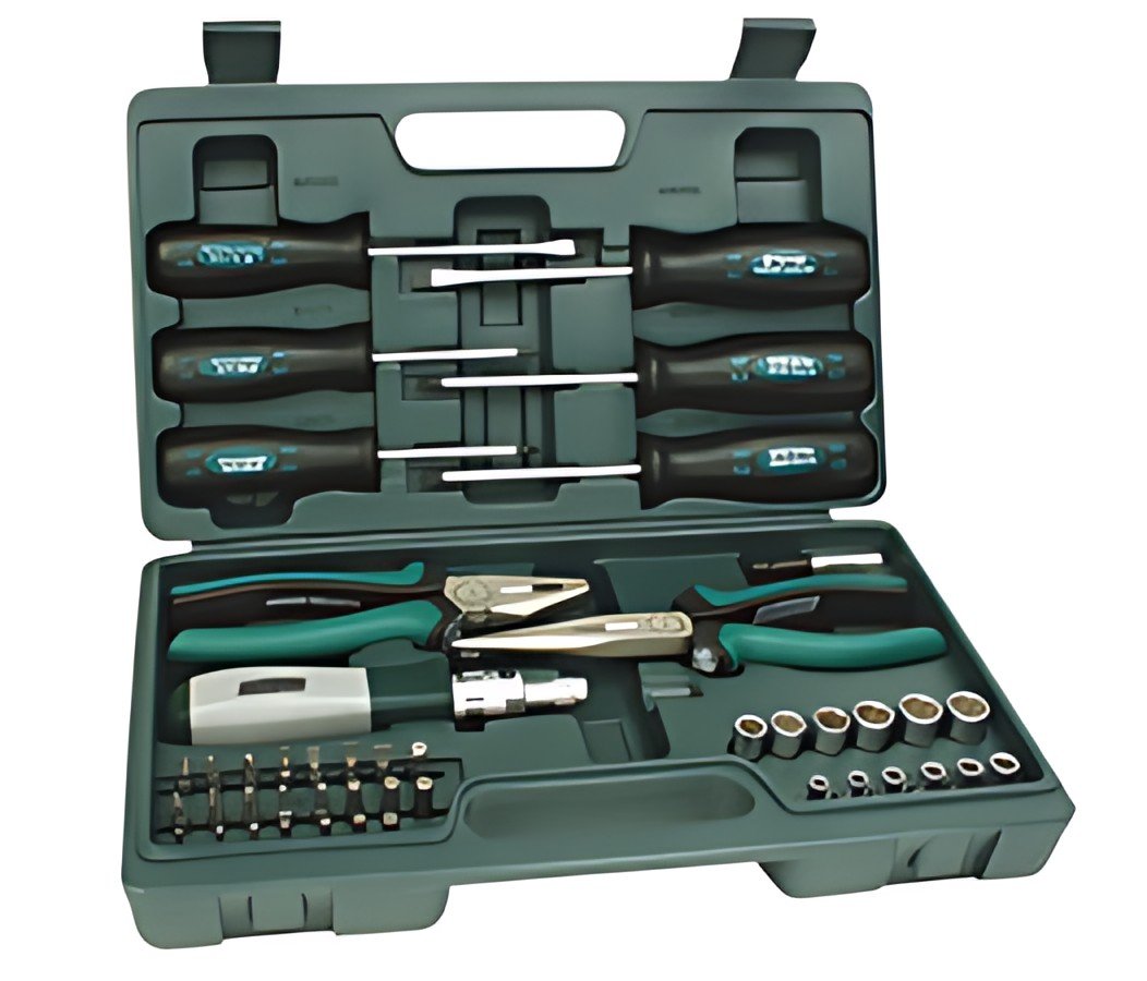 BRÜDER MANNESMANN Kit d'outils universels, 45 pièces