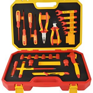 BRÜDER MANNESMANN Boîte à outils VDE, 24 pièces, en coffret