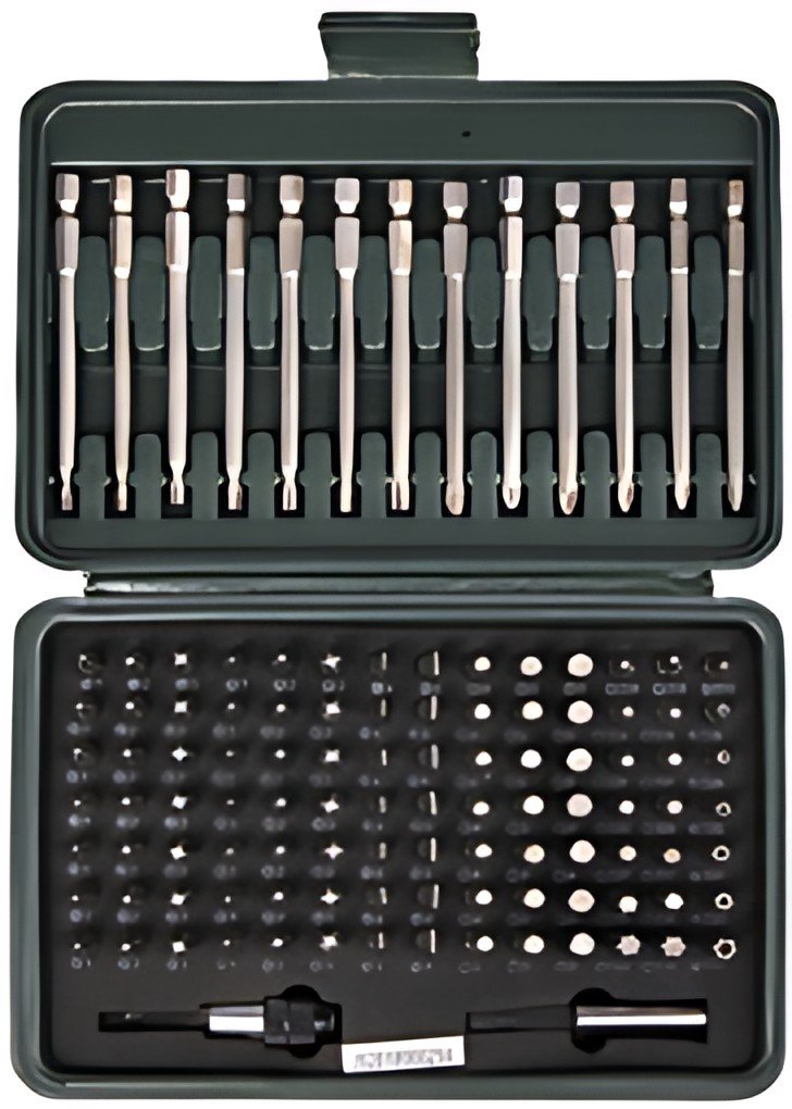 BRÜDER MANNESMANN Jeu d'embouts, 113 pièces, boîte