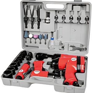 BRÜDER MANNESMANN Kit d'outils pneumatiques, 33 pièces