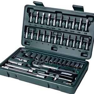 BRÜDER MANNESMANN Jeu de douilles 1/4", 46 pièces